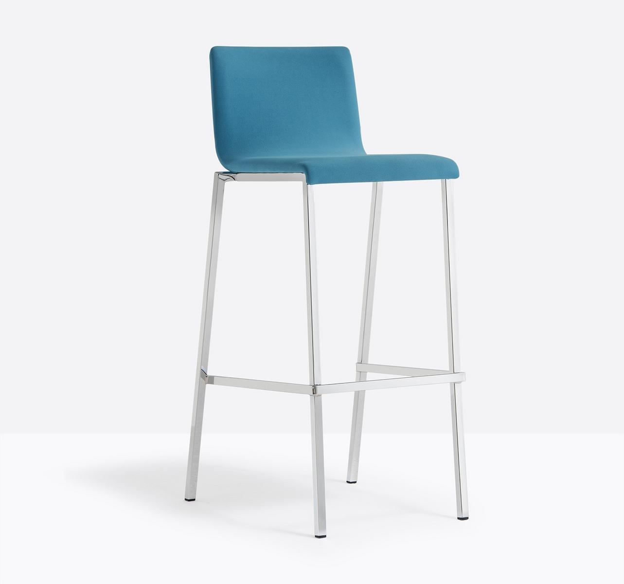 High stool with footrest | Kuadra 1126 by Pedrali