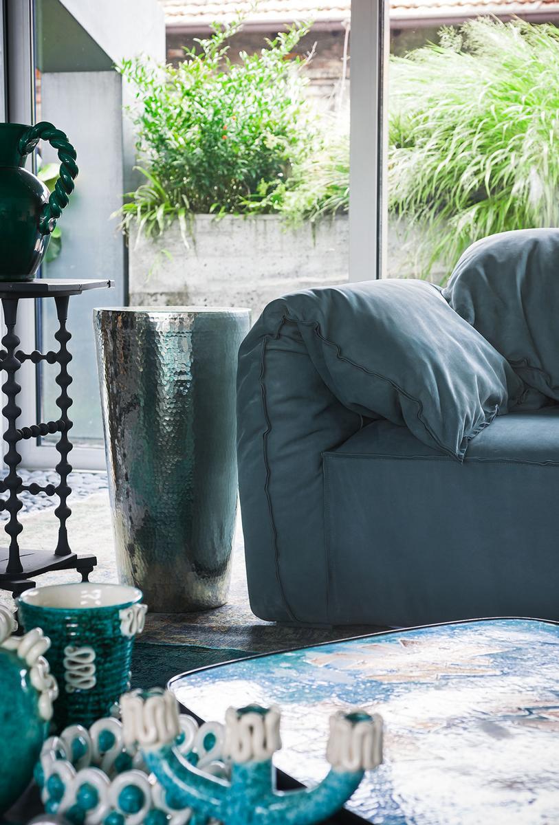 Round metal coffee table | Cairo by Baxter