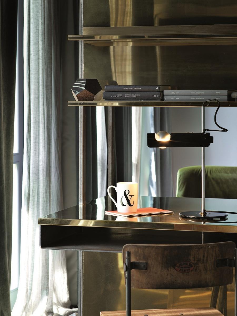Direct light adjustable table lamp | Spider - 291 by Oluce