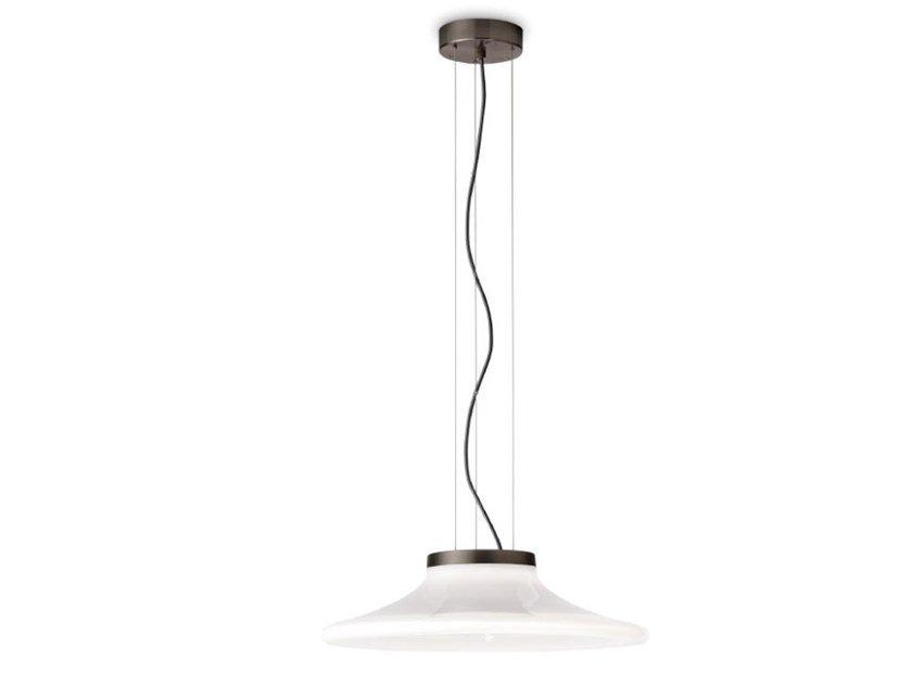 Glass pendant lamp | Incanto Sp by Vistosi