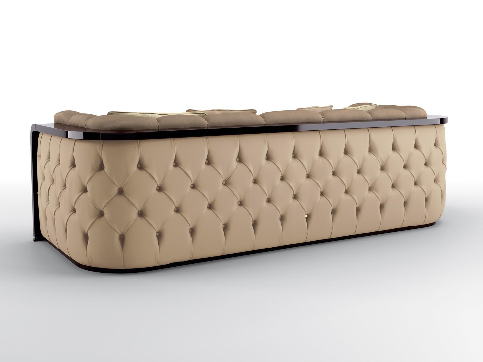 4 seater velvet sofa | Cocò by Bruno Zampa