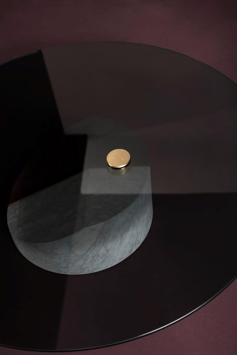 Round marble coffee table | Ziggy by Baxter