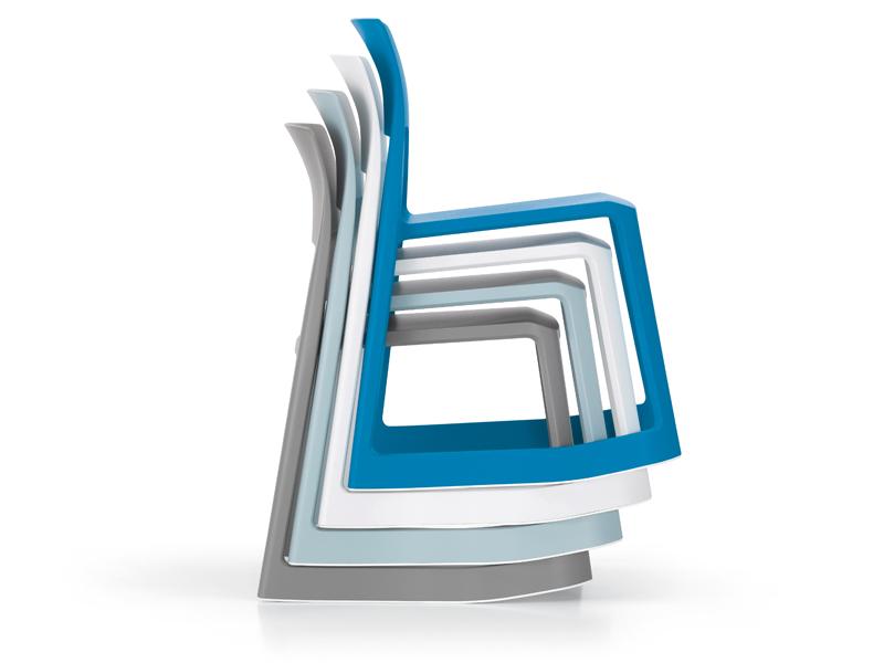 Stackable polypropylene chair | Tip Ton by Vitra