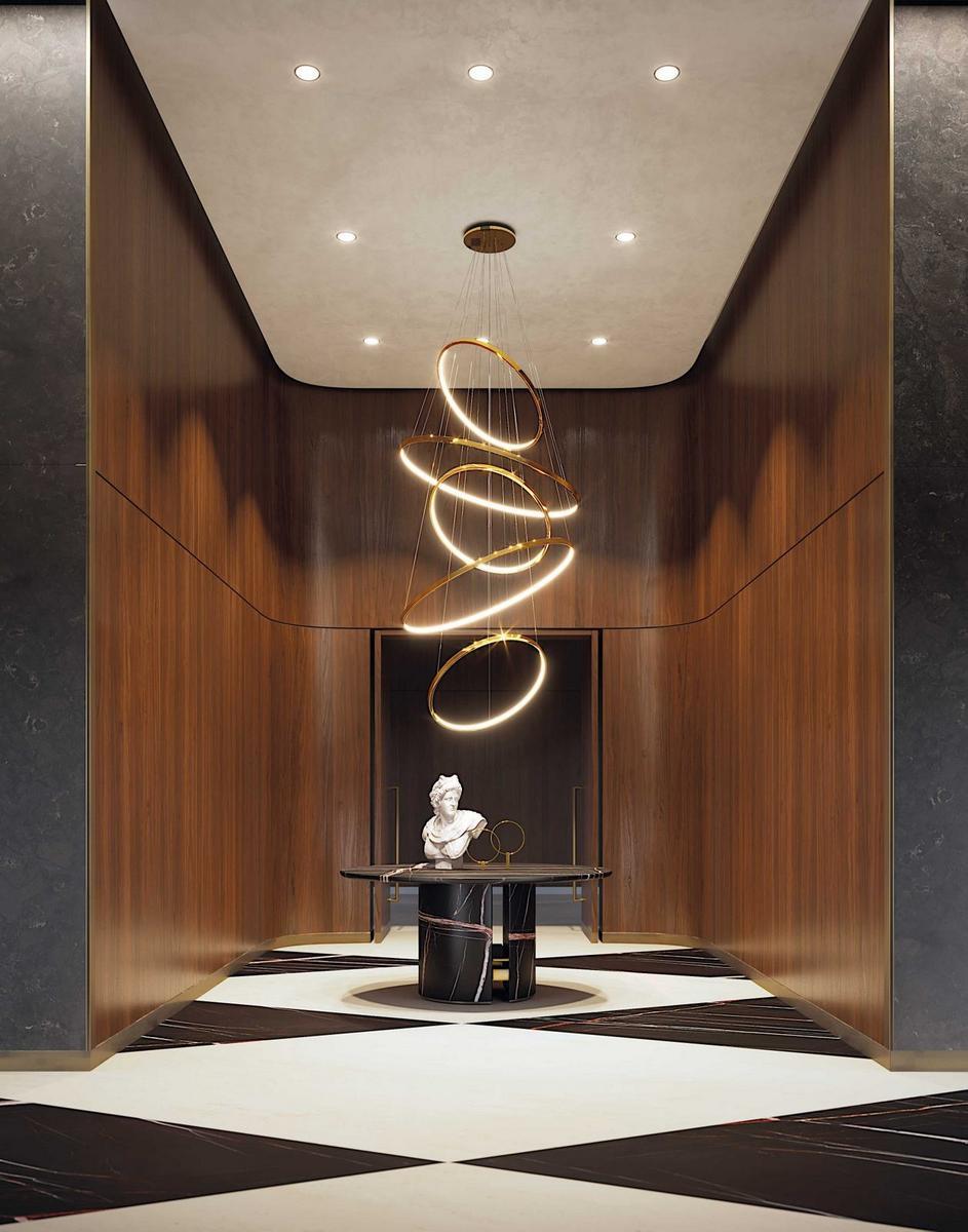 Round marble dining table | Ercole by Capital Collection