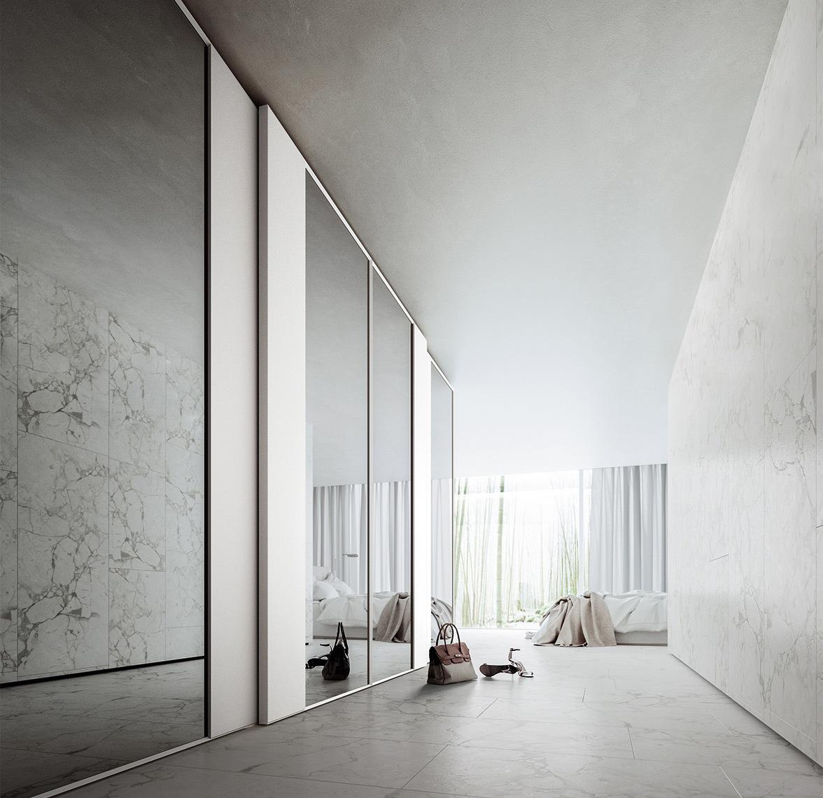 Modular lacquered wardrobe with drawers | Frame by ALF Dafre