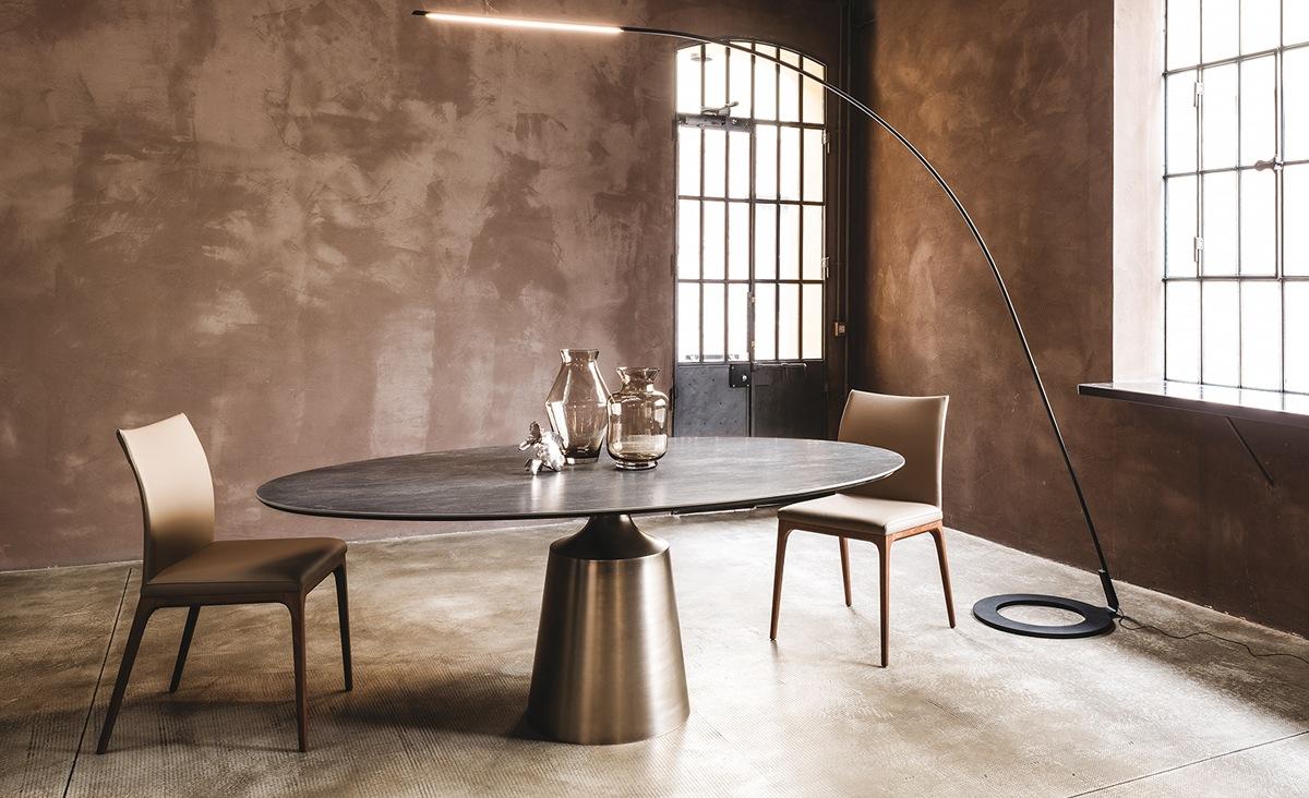 Round metal table | Yoda by Cattelan Italia