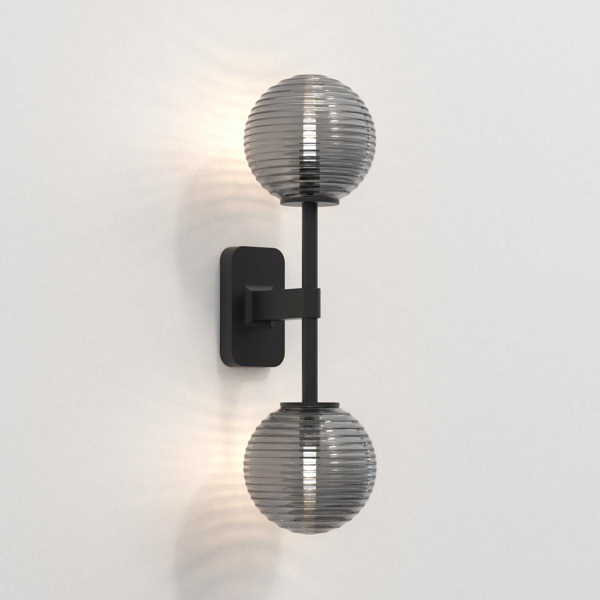LED zinc wall lamp for bathroom | Tacoma Twin by Astro lighting