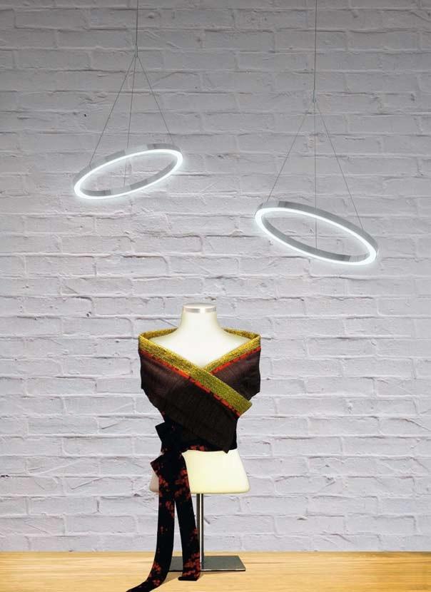 LED aluminium pendant lamp | Circolo Tris by Sattler