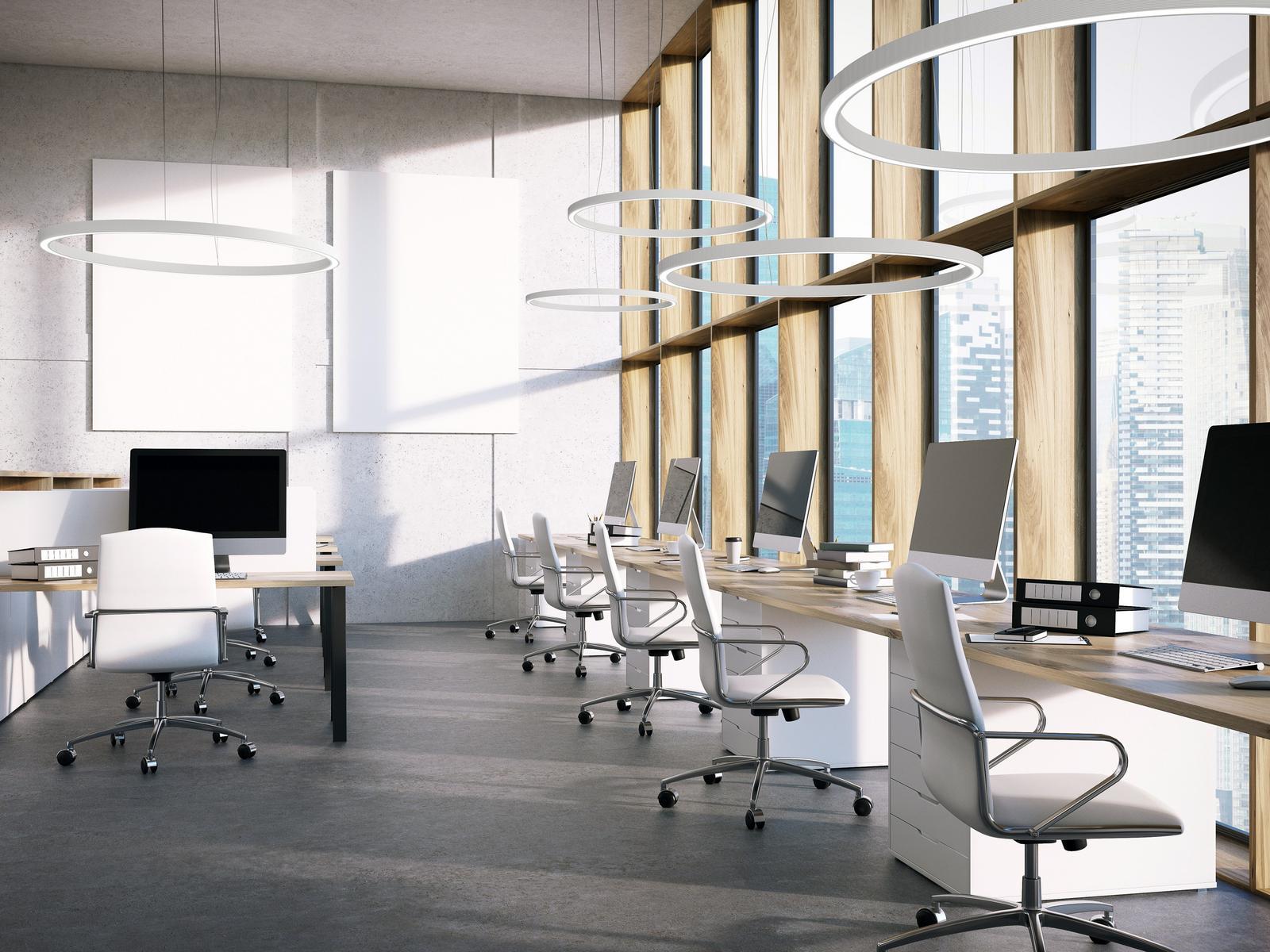 LED extruded aluminium pendant lamp | Brooklyn Round by Panzeri