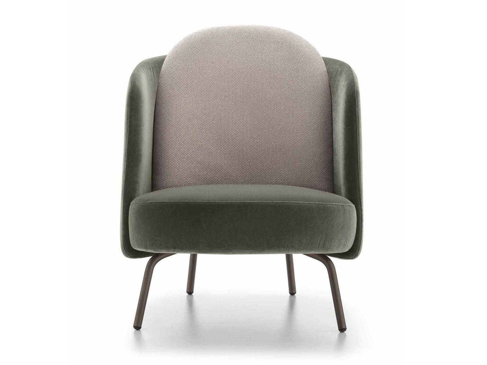 Upholstered fabric armchair | Lucia by Ditre Italia