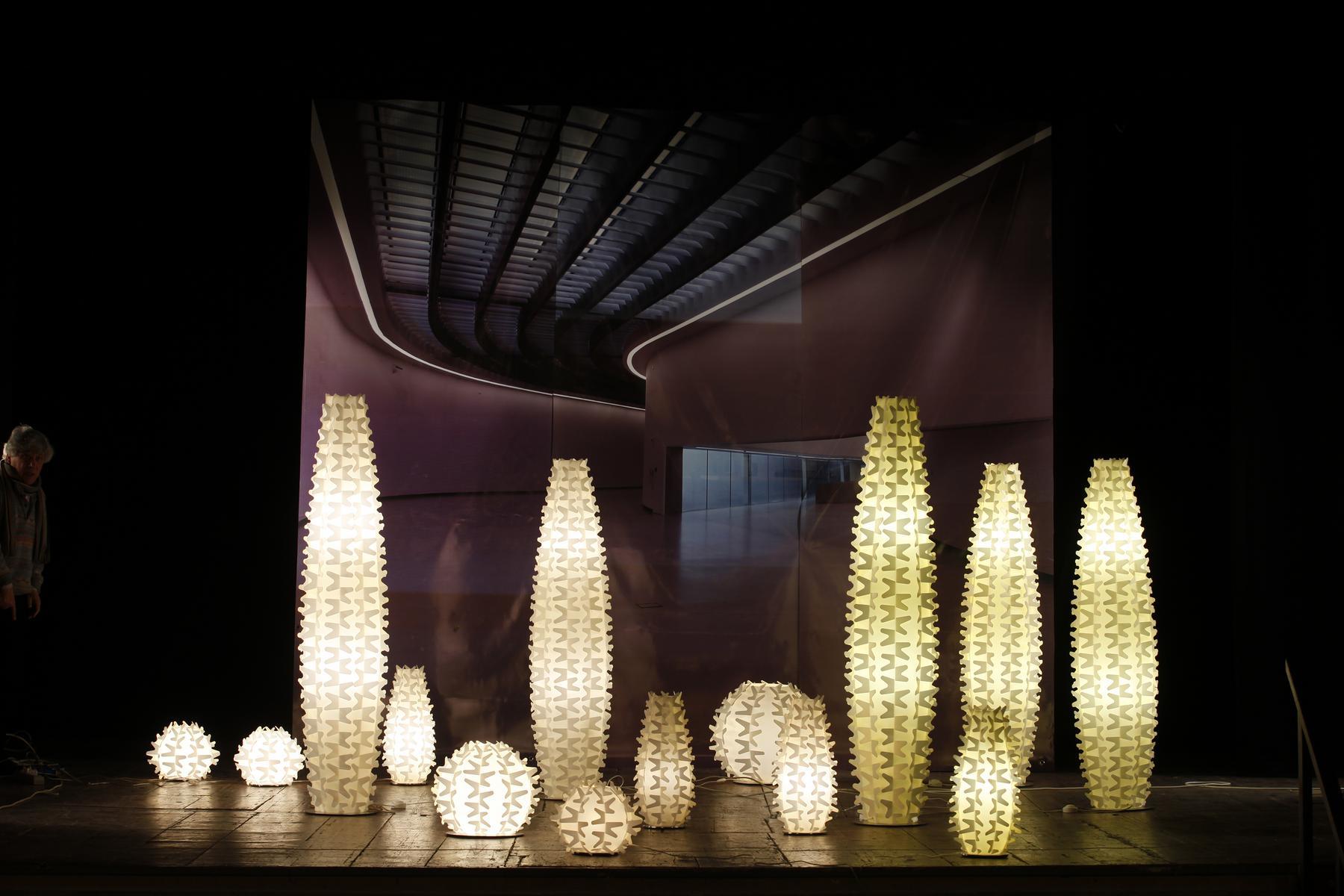 Opalflex® floor lamp | Cactus by Slamp