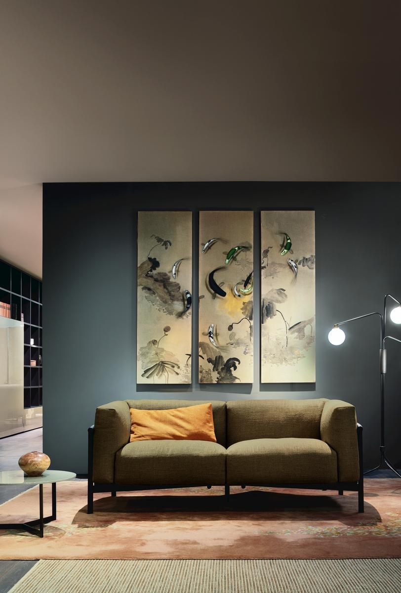 2 seater fabric sofa | Taiki by Lema