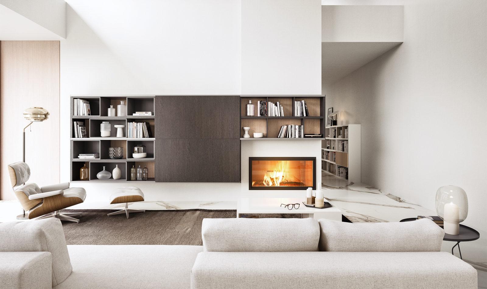 Modular wood storage wall | My Space by ALF Dafre