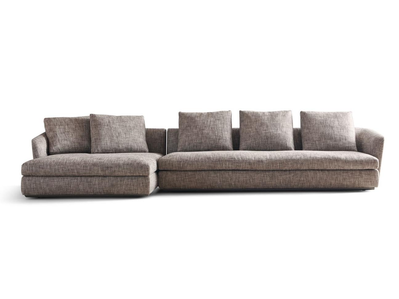 Sectional fabric sofa | Sloane by Molteni