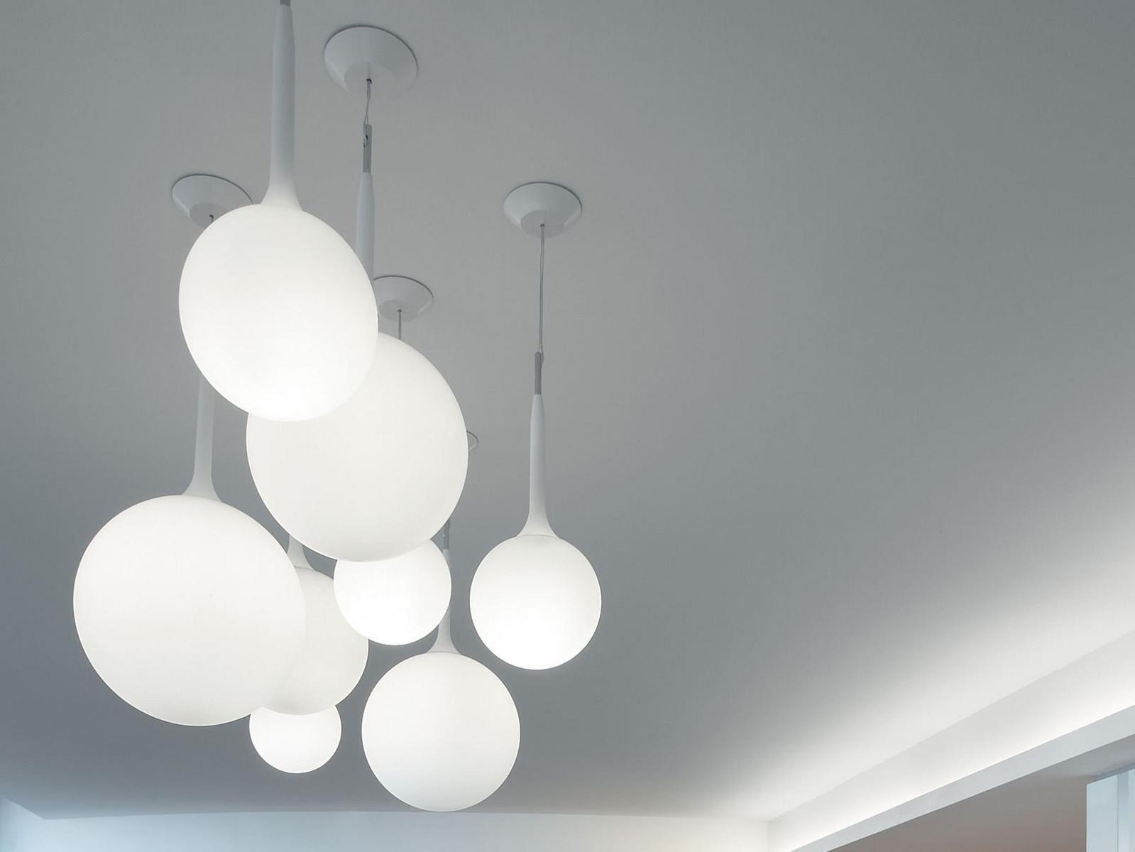 Blown glass pendant lamp | Castore by Artemide