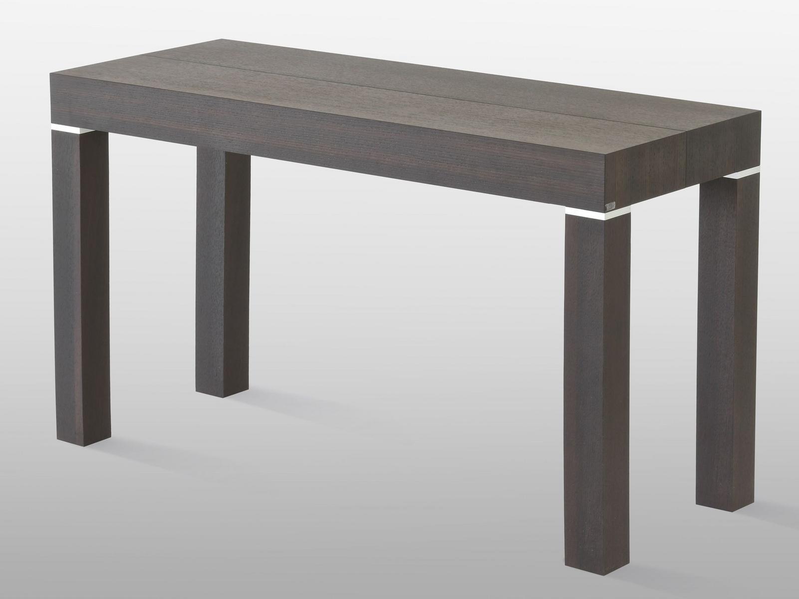 Extending rectangular wooden console table | P300 by Riflessi