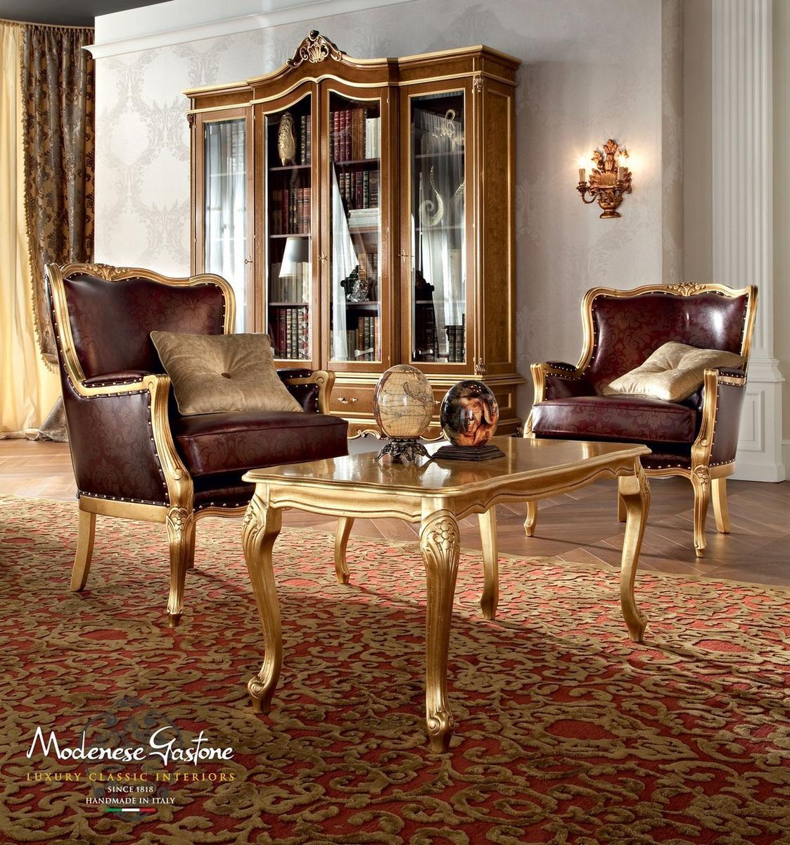 Rectangular wooden coffee table | 12629 by Modenese Gastone