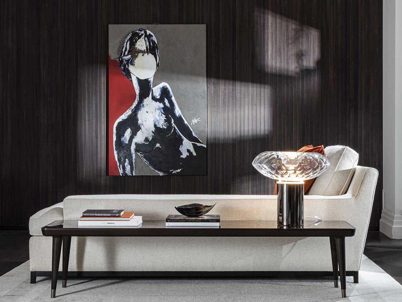 LED blown glass table lamp | Cicla 203/lg by Italamp