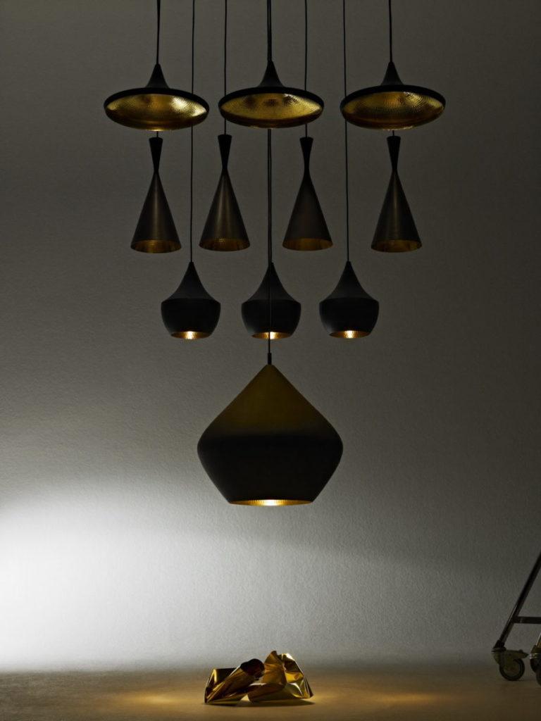 Metal pendant lamp in a contemporary style | Beat by Tom Dixon