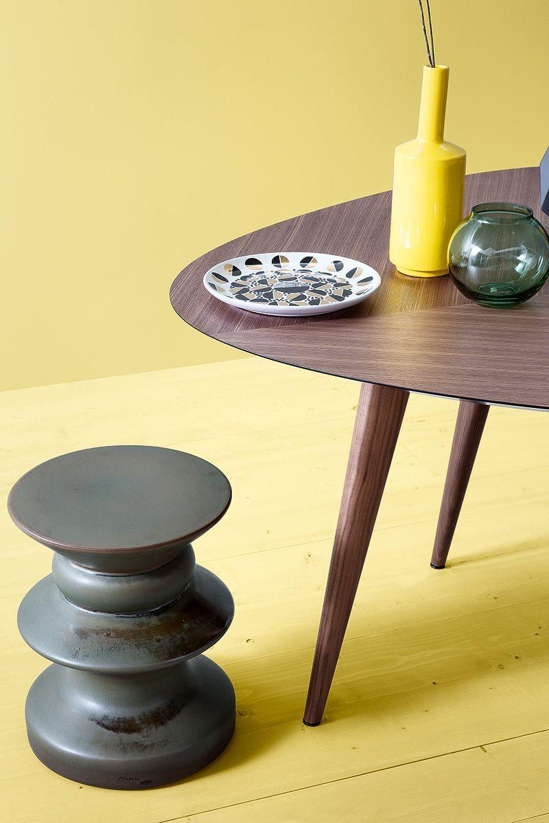 Round porcelain stoneware coffee table | Teti 6006 by Zanotta