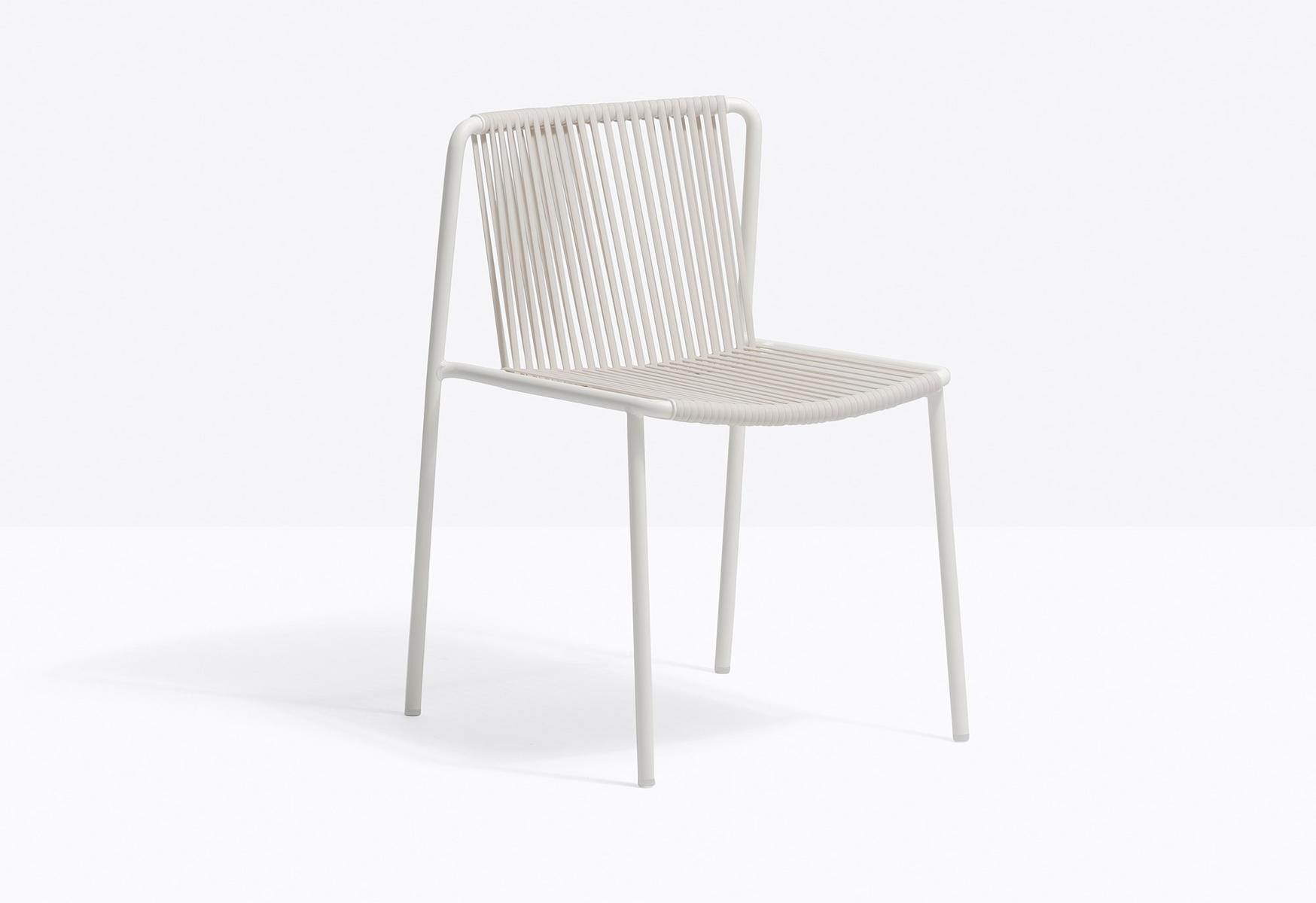 Powder coated steel garden chair | Tribeca 3660 by Pedrali