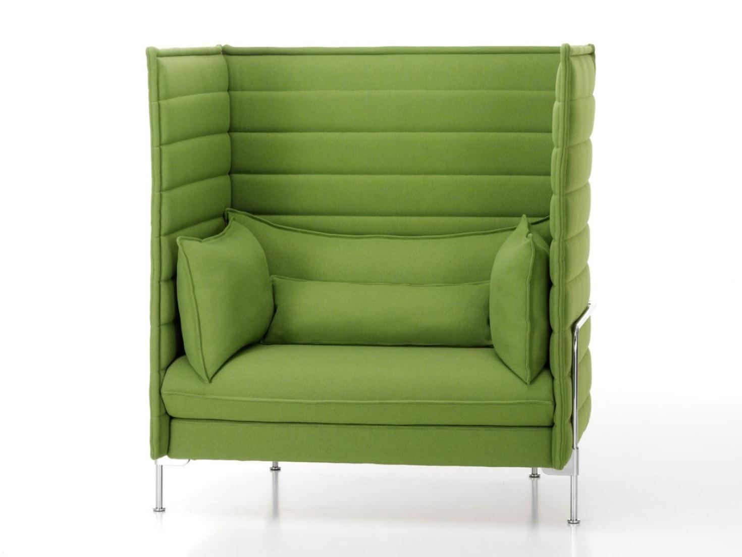 High-back fabric small sofa | Alcove Highback Love Seat by Vitra