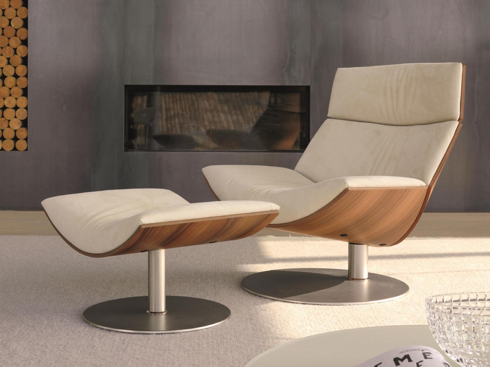 Armchair with footstool | Kara by Desiree