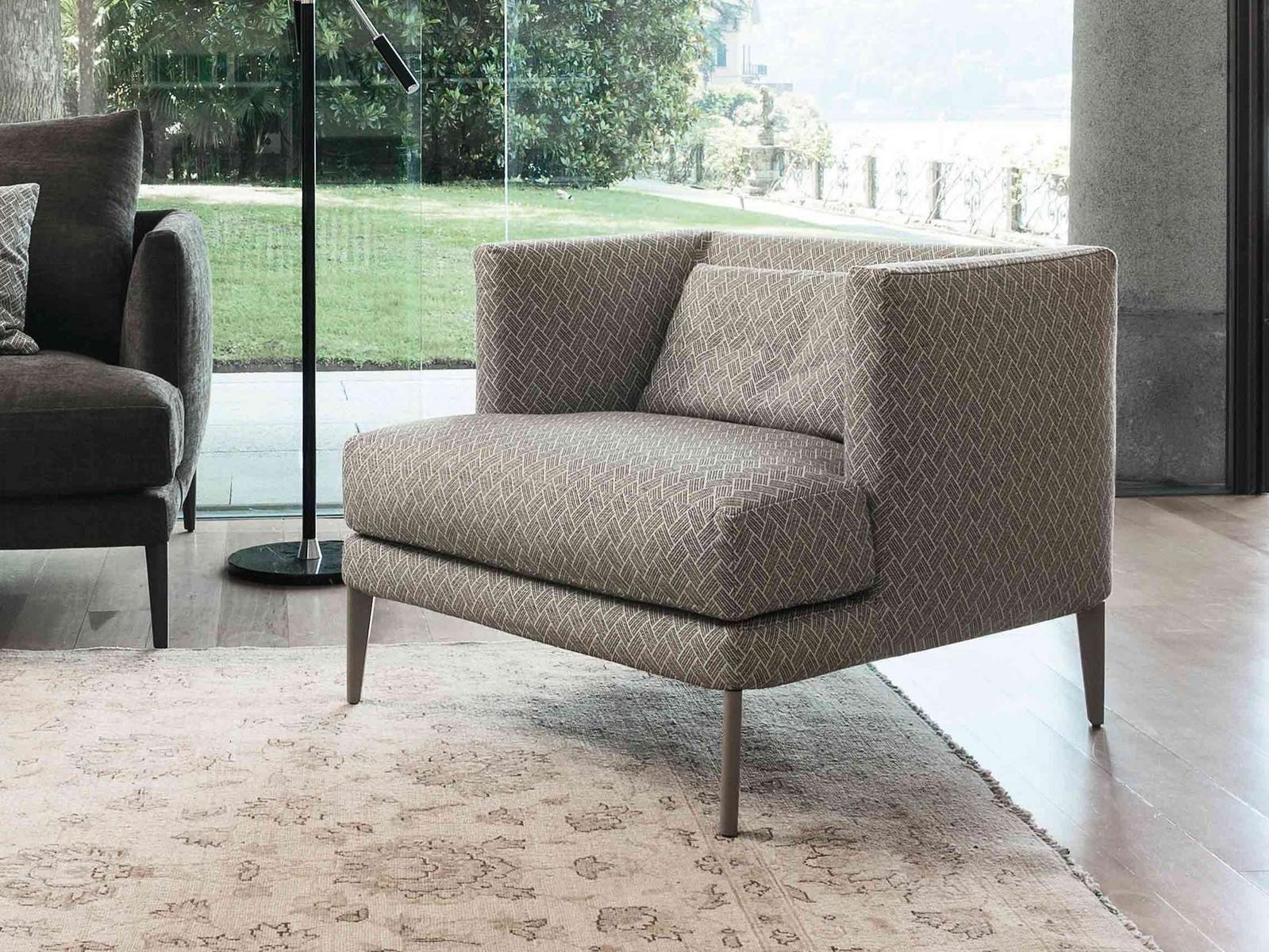 Upholstered armchair with removable cover | Paraiso by Bonaldo