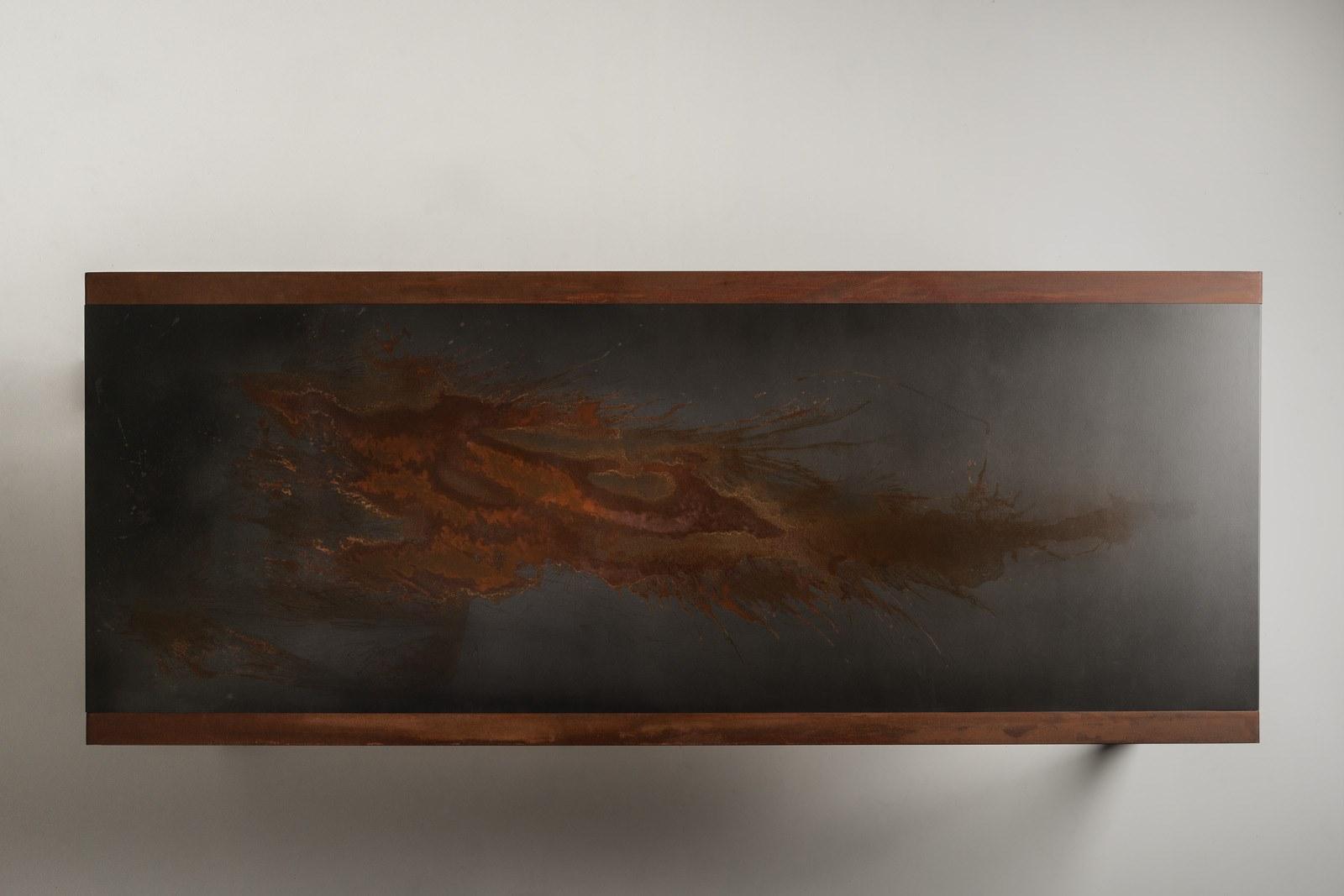 Rectangular steel table | Meccanica by Mantellassi 1926