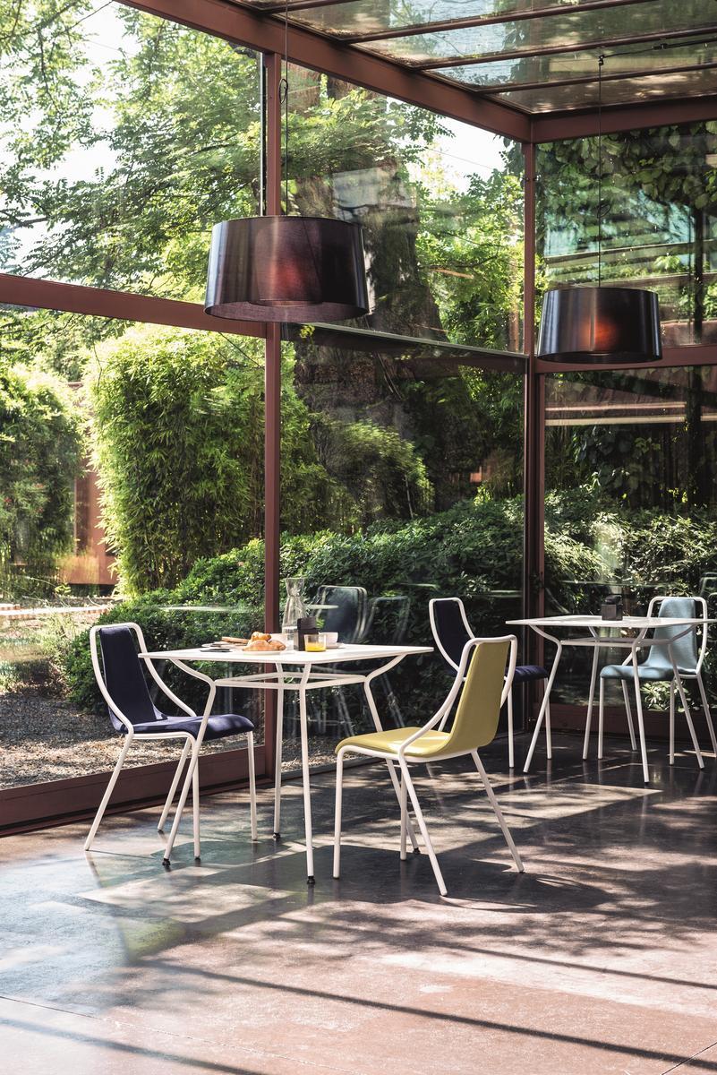 Stackable fabric chair | Ola S Ts by Midj