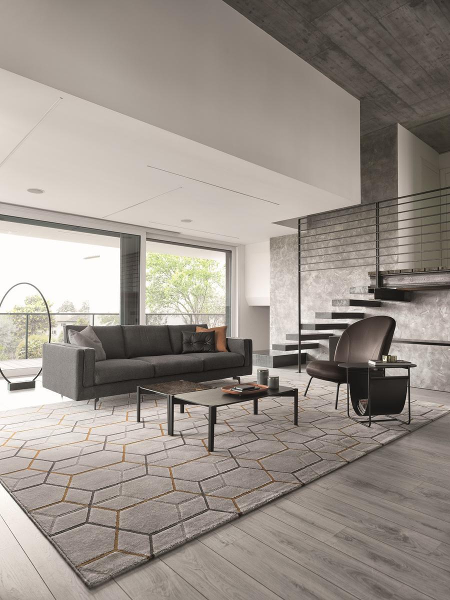 Upholstered fabric easy chair | Puffy by Calligaris