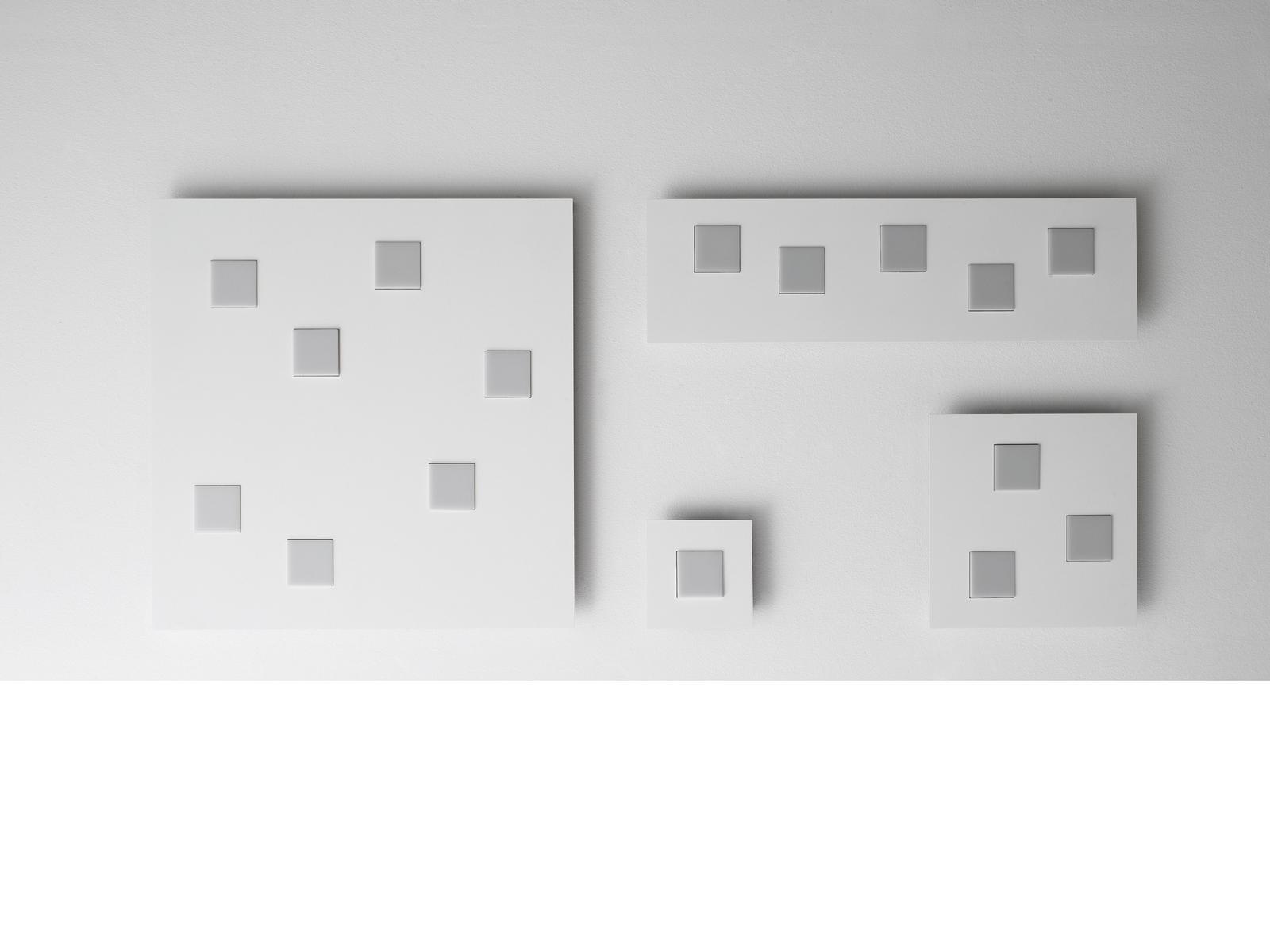 LED aluminium ceiling lamp | Quarter by Fabbian