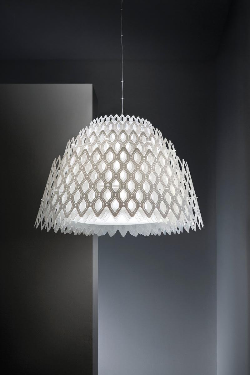 Cristalflex® and Lentiflex® Pendant lamp | Half Charlotte by Slamp