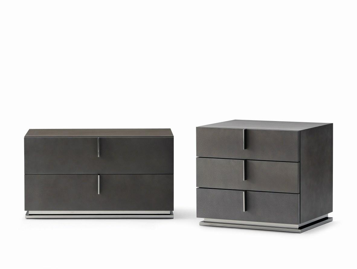 Bedside table with drawers | Ari by Flou