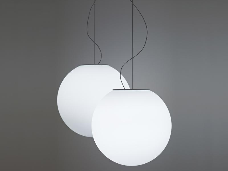 Glass pendant lamp | Lumi Sfera by Fabbian