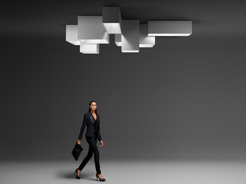 Modular ceiling lamp | Link Xxl by Vibia