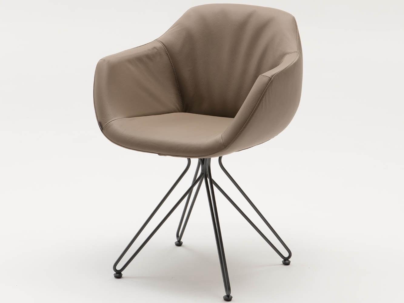 Upholstered chair with armrests | Carol by Ozzio Italia