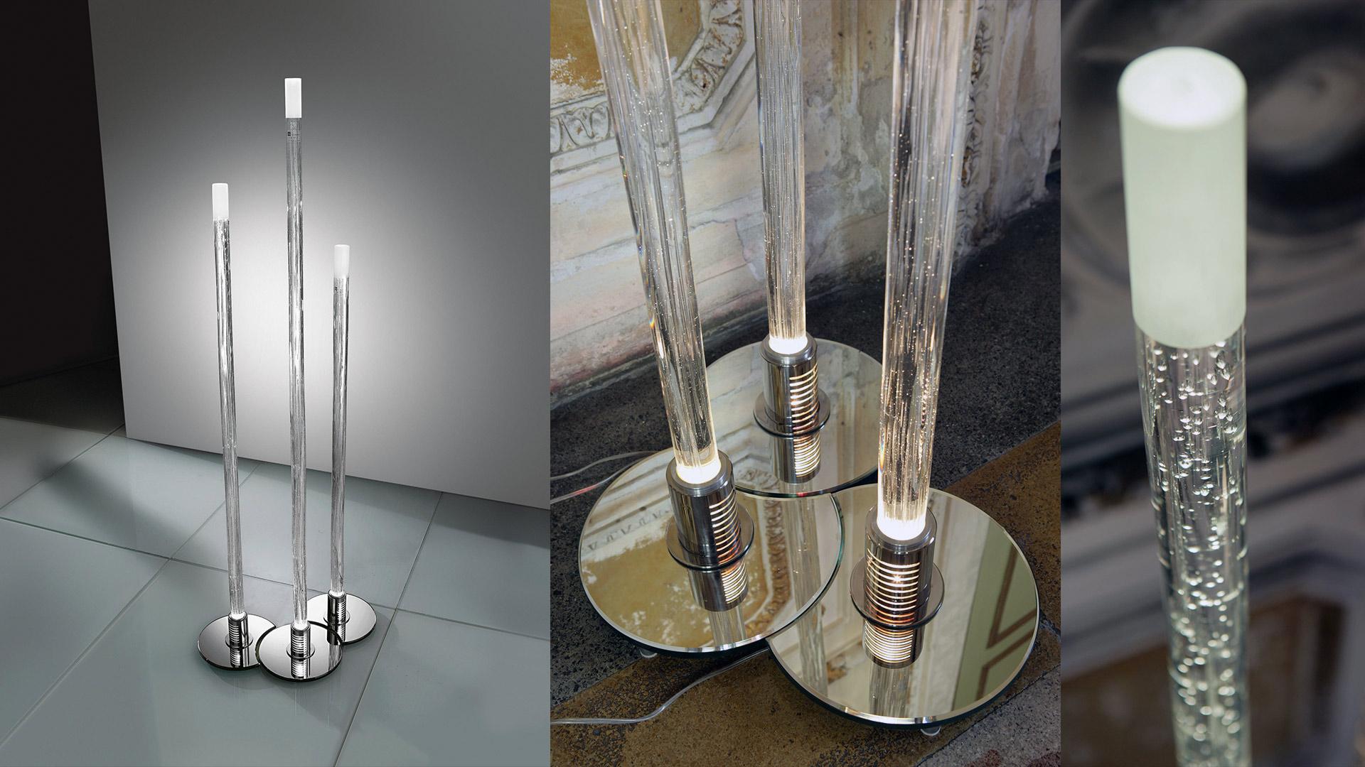 LED Murano glass floor lamp | Lucciola by Reflex