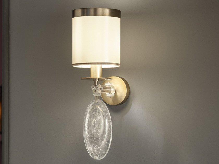 Wall lamp in metal and glass | Olympya A1 by Masiero