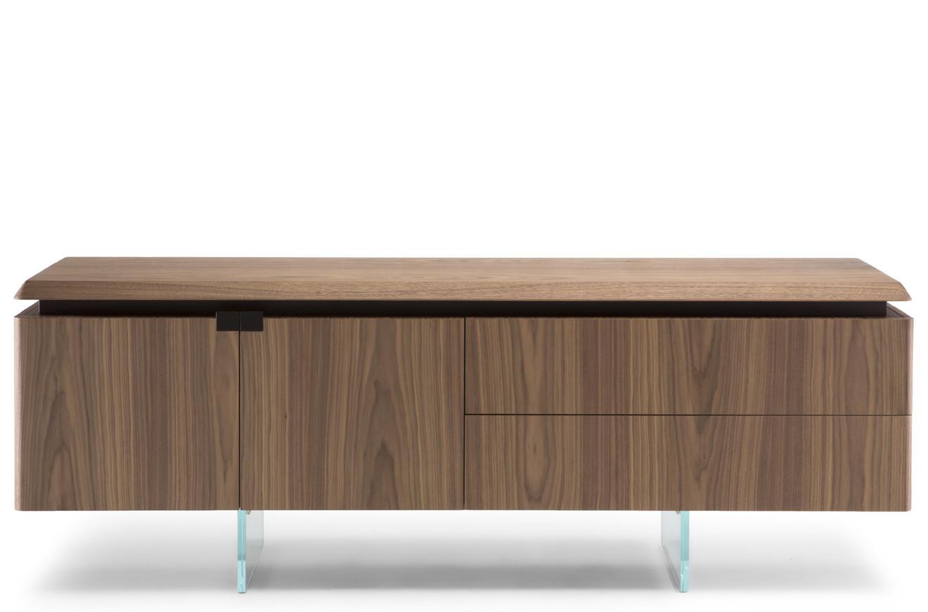 MDF sideboard with doors | Phantom by Natuzzi Italia
