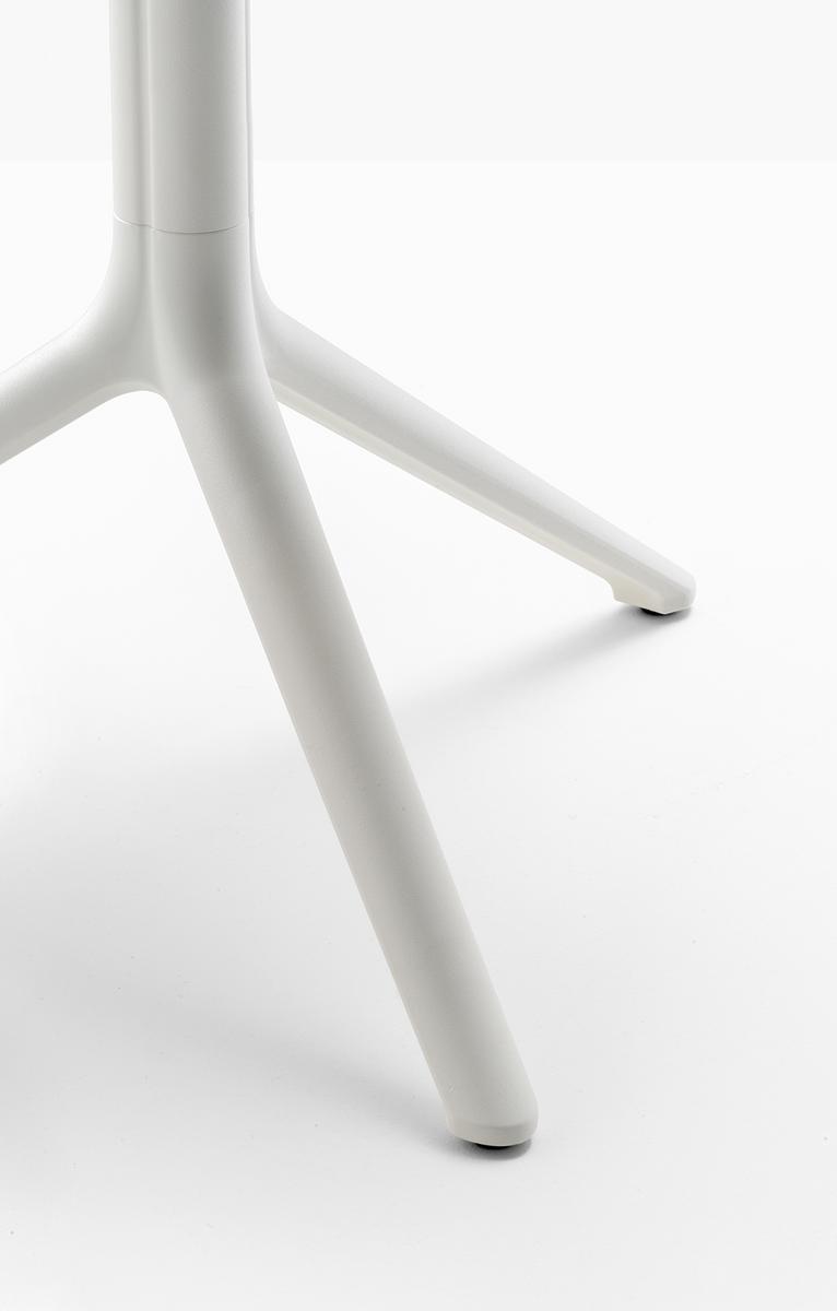 Round drop-leaf die cast aluminium table | Elliot 5470t by Pedrali