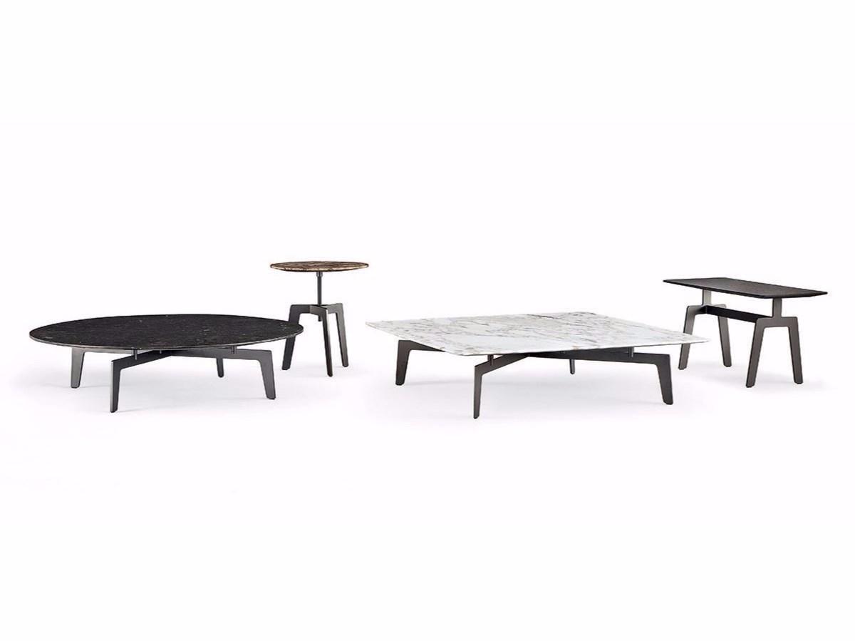 Square marble coffee table | Tribeca by Poliform