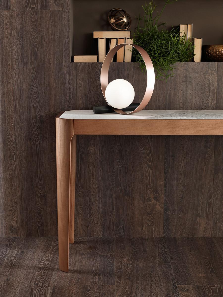 Rectangular wooden console table | Cross by Riflessi