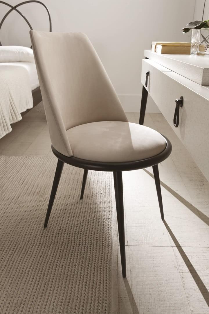 Upholstered Eco-leather chair | Aurora by Cantori