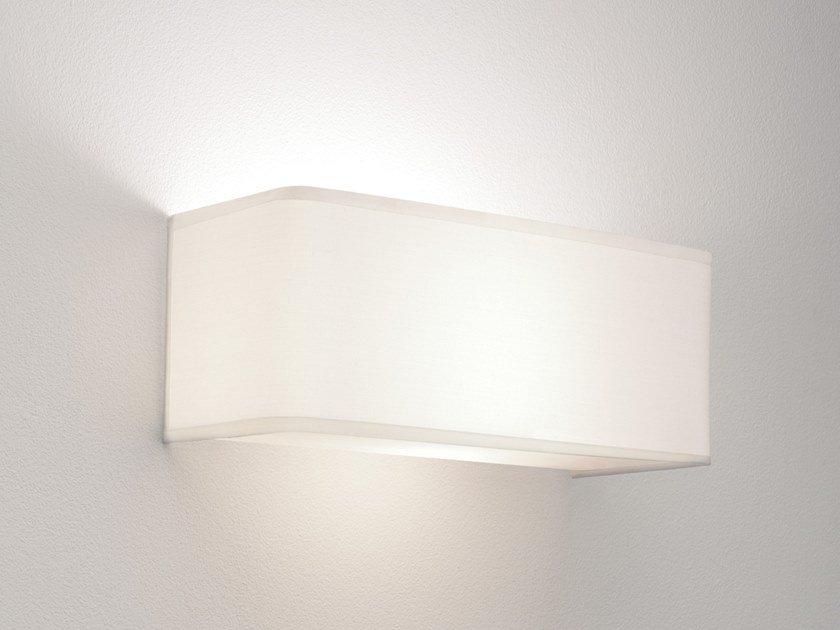 Fabric wall lamp with dimmer | Ashino Wide by Astro lighting