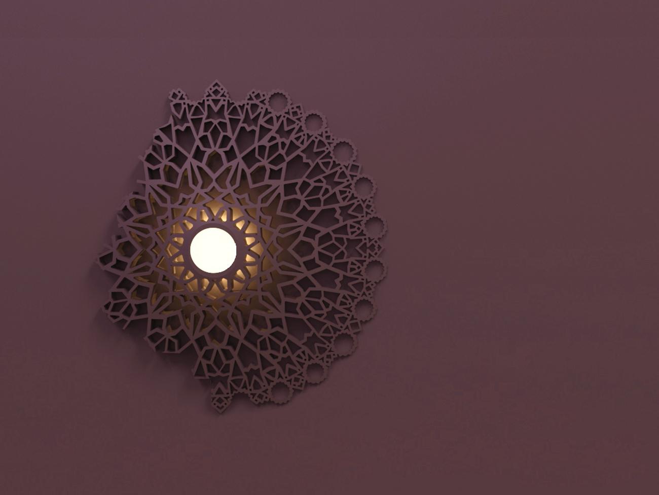 LED direct light cultured marble wall lamp | Notredame by Karman