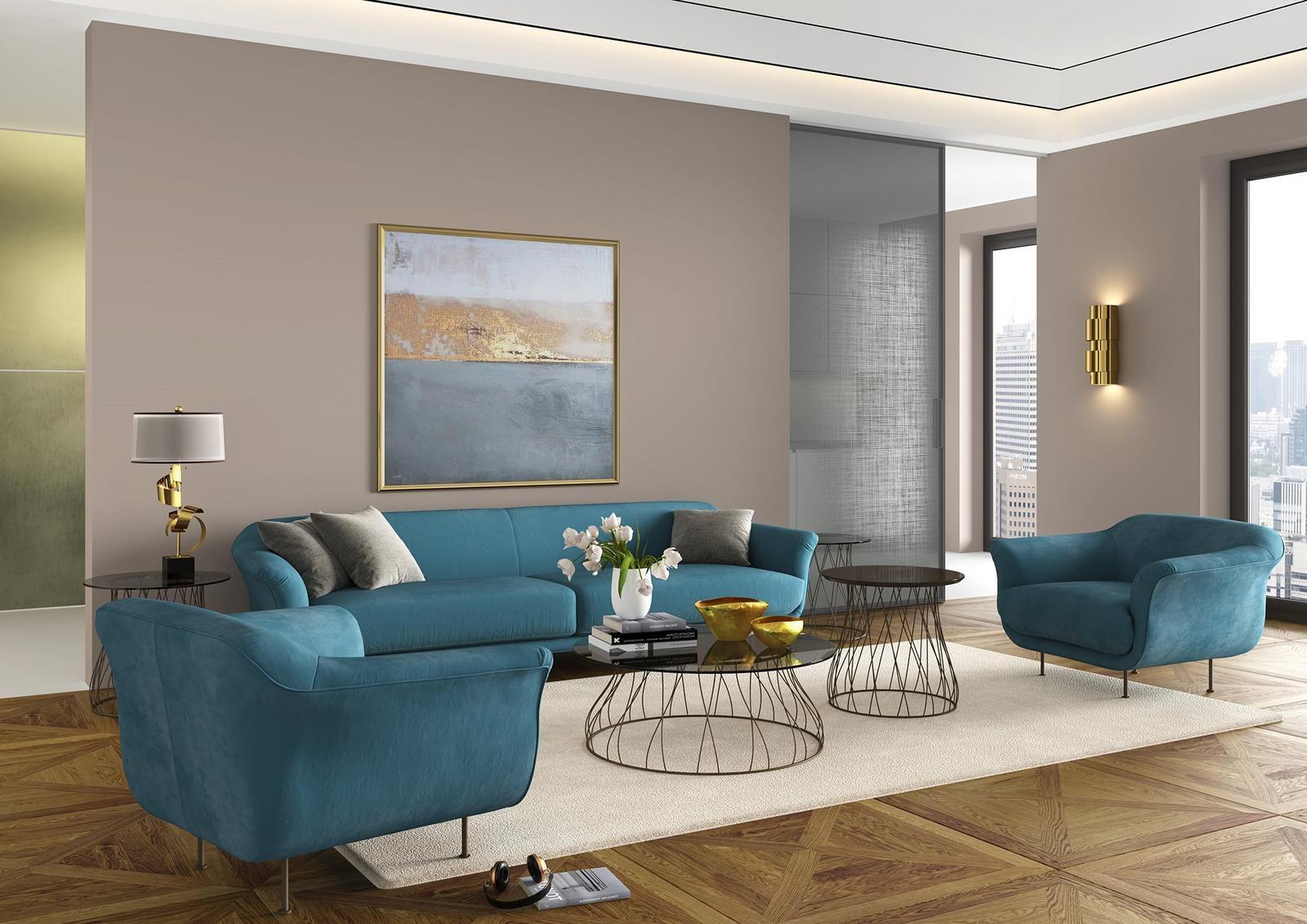 Sectional leather sofa in a contemporary style | Style by Alberta Salotti