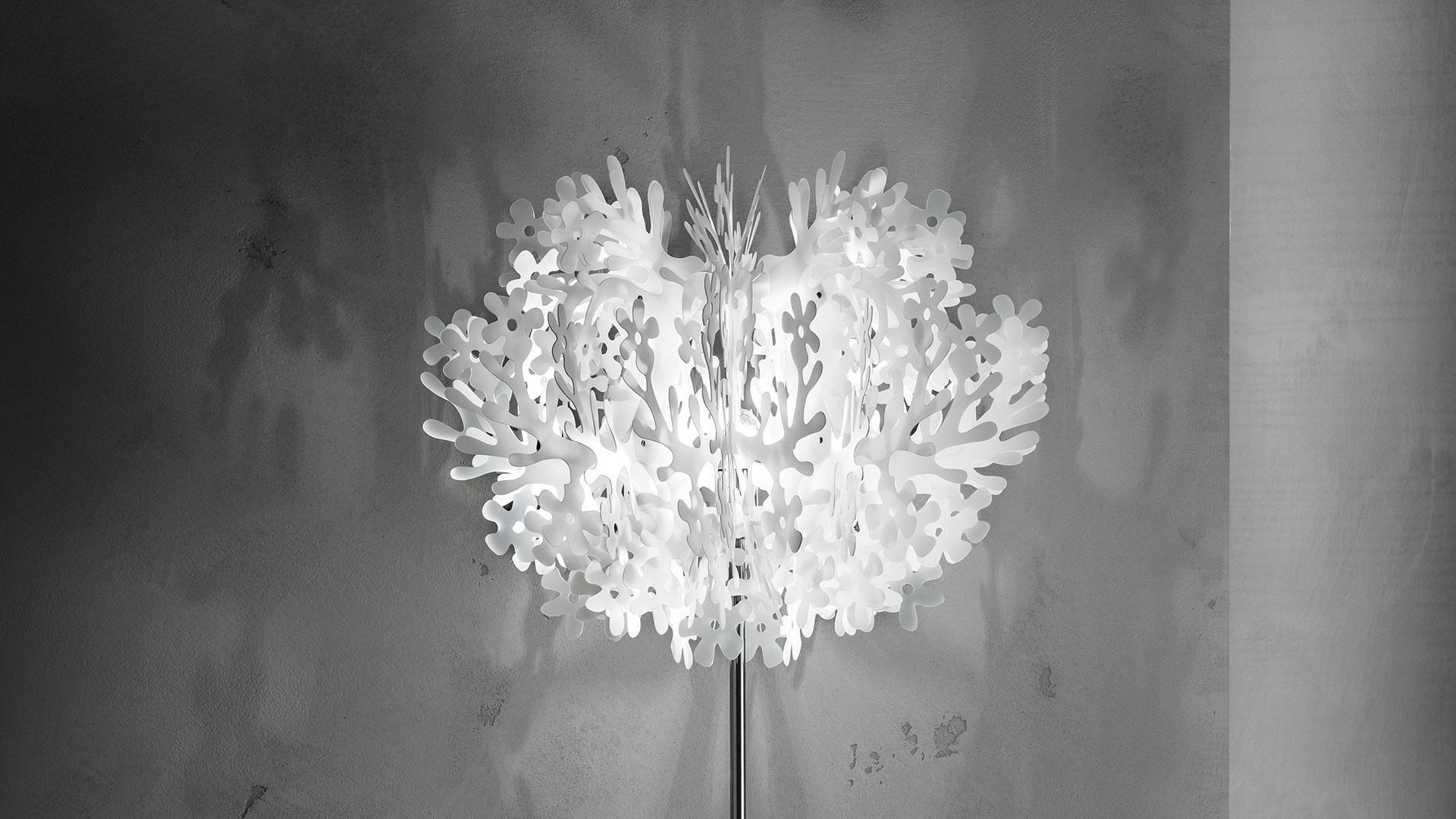 Cristalflex® and Opalflex® LED floor lamp | Fiorella by Slamp