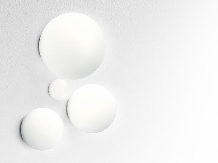 Halogen blown glass wall lamp | Dioscuri by Artemide