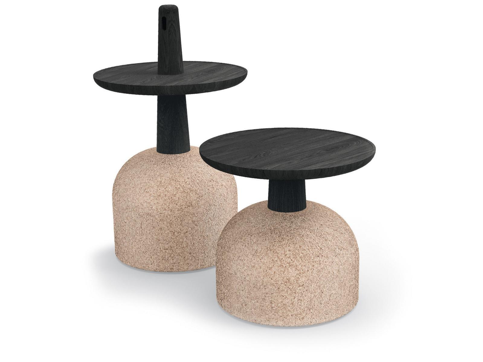 Round wooden coffee table | Assemblage by Bonaldo